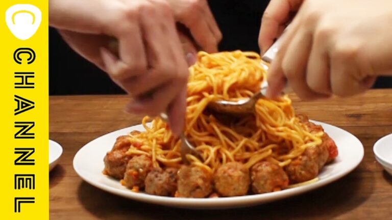 名シーンのあの味！ミートボールスパゲッティ │ Movie recipes -Spaghetti with Meatballs-