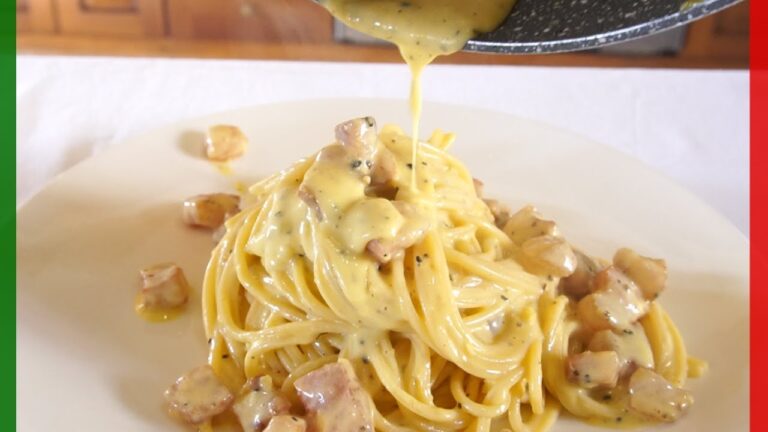 【イタリア人が徹底解説】生クリームは使わない！卵黄でトロ～りと仕上げる本物のカルボナーラ！【Carbonara】