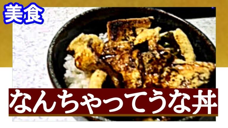 【美食】なんちゃって鰻丼　大平我路TV