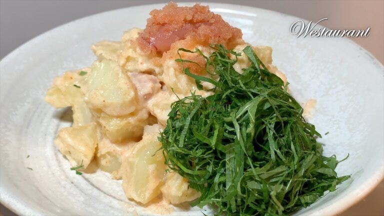 明太マヨじゃが   Mentaiko mayonnaise potatoes