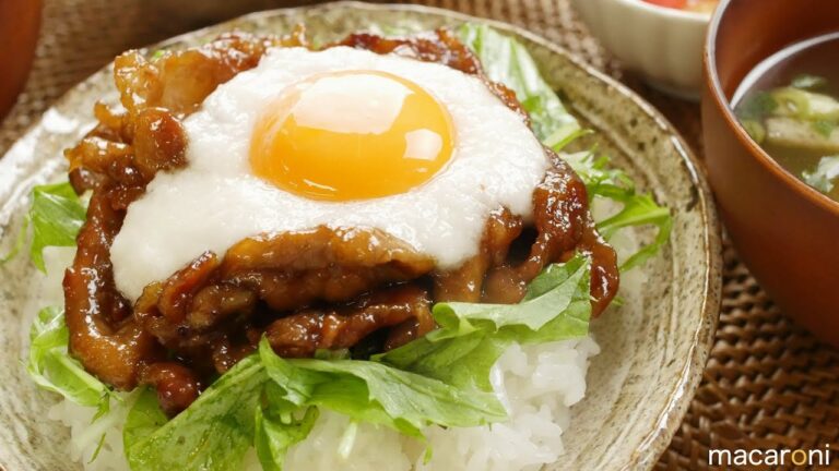 カリカリねばねば！ しょうが たっぷり 豚 とろろ 丼 のレシピ 作り方