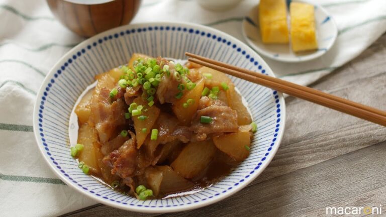 短時間でこっくり味しみ！豚バラと 大根の 甘辛 みそ 煮 のレシピ 作り方