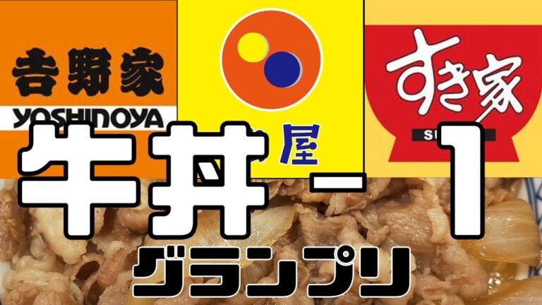 【吉野家・松屋・すき家】牛丼 食べ比べ！何処が一番ウマイ⁉