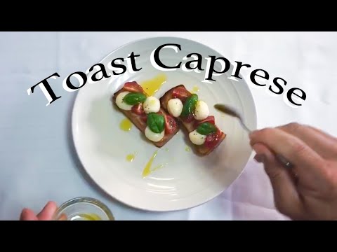 簡単シンプル！ハーブ香る シェフのトーストカプレーゼ！【食パンアレンジ】｜Toast Caprese｜Toast Recipe｜たねや CLUB HARIE