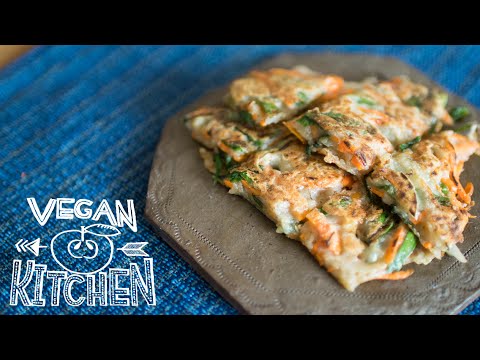 野菜たっぷり♪卵を使わないもちもちのチヂミ！: How to make Vegetables pancake | Vegan Kitchen with ayano hayasaki