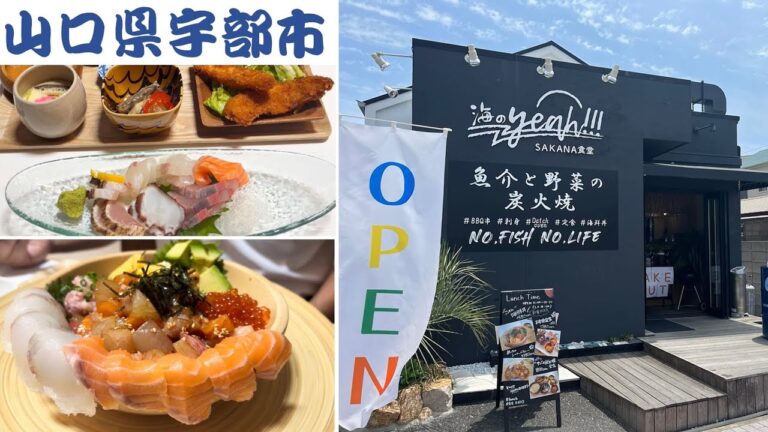 『海のyeah!‼︎SAKANA食堂』こぼれ海鮮丼・お刺身定食！宇部市【ランチ】