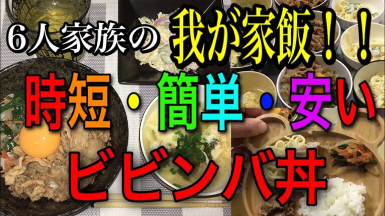 【ビビンバ丼】簡単・安い・美味い!我が家の定番メニュー！ビビンバ丼