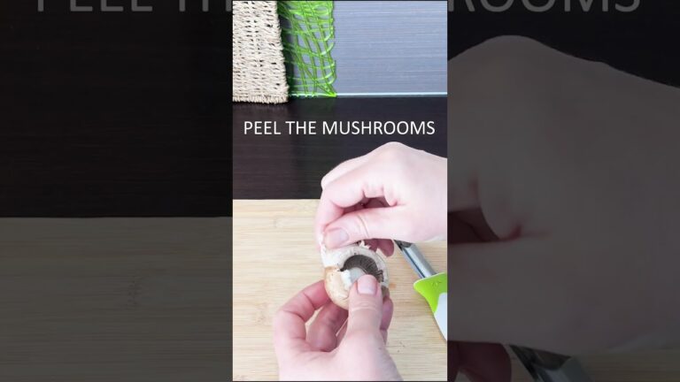 Smart TOOL for a SMART Peeling of Mushrooms😉#tips