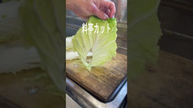 貧乏飯白菜鍋　#shorts