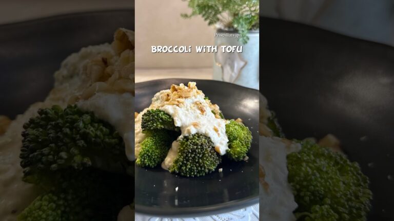 #shorts Broccoli with tofu        ブロッコリーと豆腐のサラダ