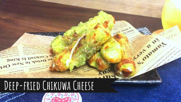 Deep-fried Chikuwa Cheese / ちくわのチーズ磯辺揚げ