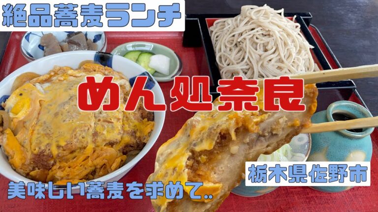 【佐野市】めん処奈良💚めちゃくちゃ好みのご飯もの🍚天丼とかつ丼が美味しすぎて驚いた🥺👏1300円で食べるボリュームセット😎🙌蕎麦もさはコシがあって最高😌うどんはとぅるとぅるでキラキラ🤤