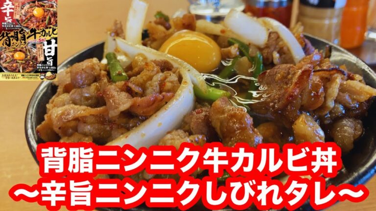 伝説のすた丼屋 背脂ニンニク牛カルビ丼～辛旨ニンニクしびれタレ～