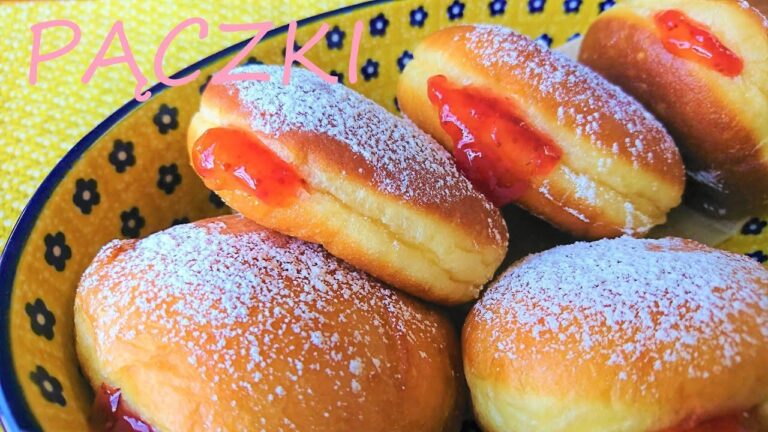 🇵🇱 【 Donuts with fragrant rose jam 】* How to make Ponchiki, a traditional Polish confectionery