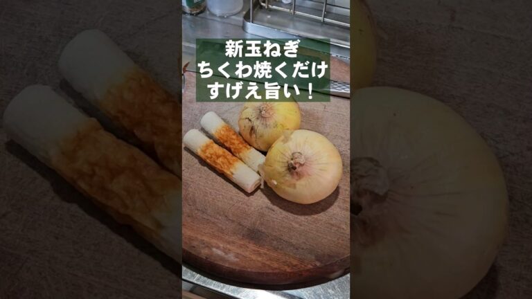 玉ねぎとちくわを焼くだけ！すげえ簡単でめっちゃうまい中華ガレット