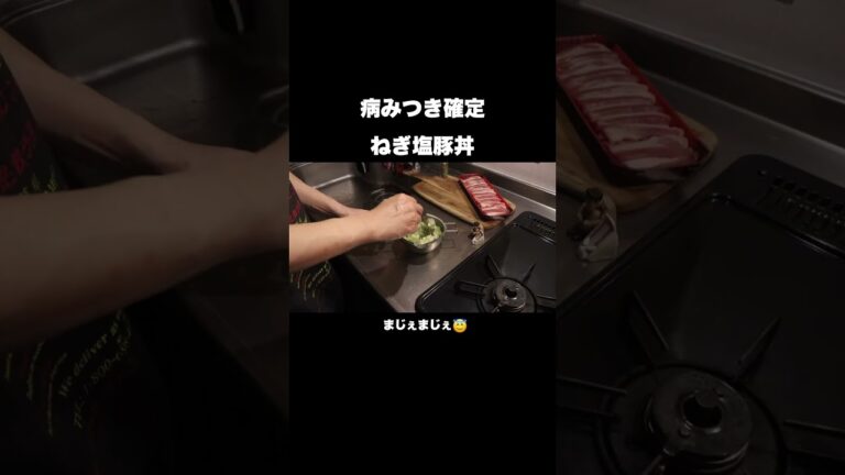 無限に食べれる塩ねぎ豚丼の作り方#shorts