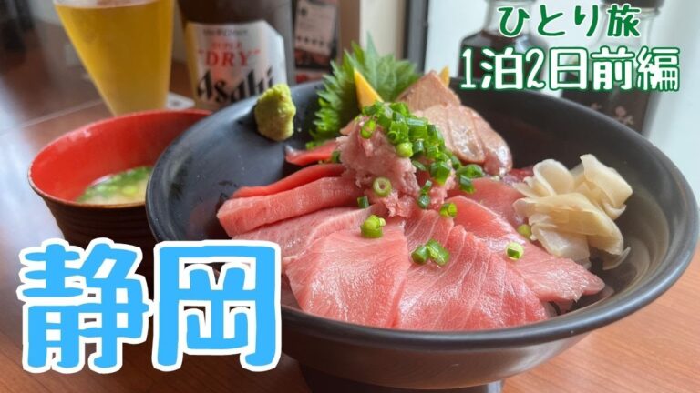 静岡で贅沢すぎる絶品まぐろ丼を食べる！夜はだし粉の効いた静岡おでん（1泊2日ひとり旅前編）【めし歩き#46】