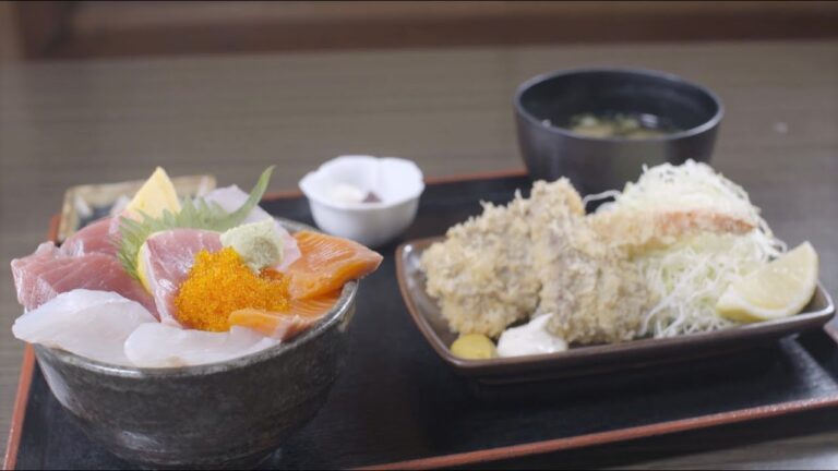 日替わり鮮魚がたっぷりの海鮮丼＆ミックスフライセット　下田市「下田海鮮 やまや」しずおかごはんが食べたい！