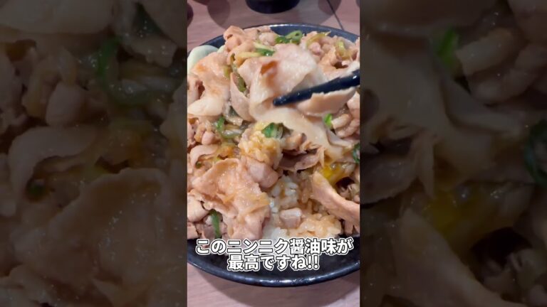 伝説のスタ丼屋でスタ丼食べてきた#shorts