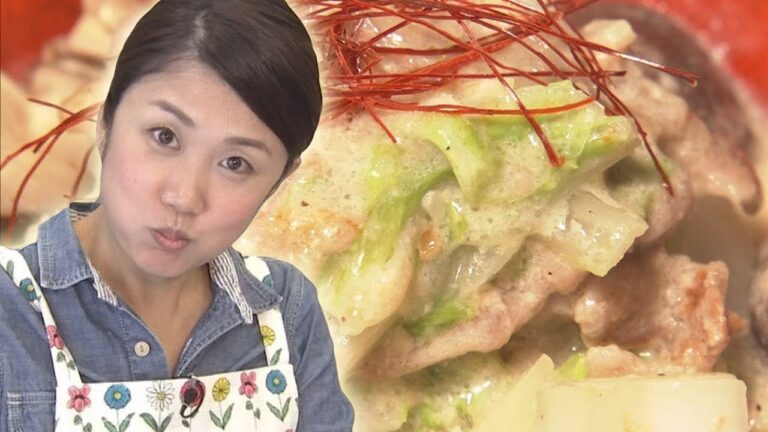 おうちで簡単プロの味！クッキング　「白菜と豚肉の豆乳煮」