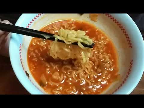 激辛チャレンジ・韓国袋麺トゥムセラーメンを食べてみた