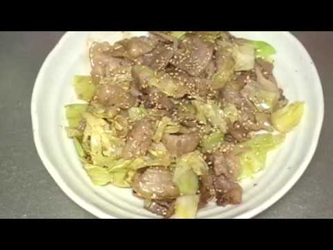 豚バラとキャベツの味噌炒め〜Prok and cabbage〜