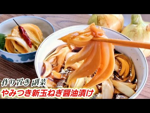 【至上やみつき新玉ねぎ】これはやるべきです。中華風ピリ辛醤油漬け/血液サラサラ/作り置き/簡単常備菜/無限玉葱/大量消費/漬物レシピ 前菜冷菜