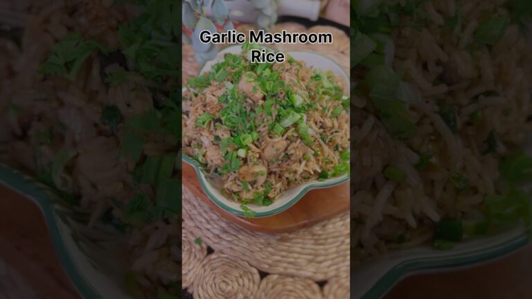 Surprising Twist: Garlic Mushroom Rice Revealed