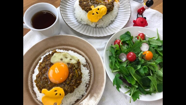 レンジのみ！超簡単「かぼキーマカレー」の作り方