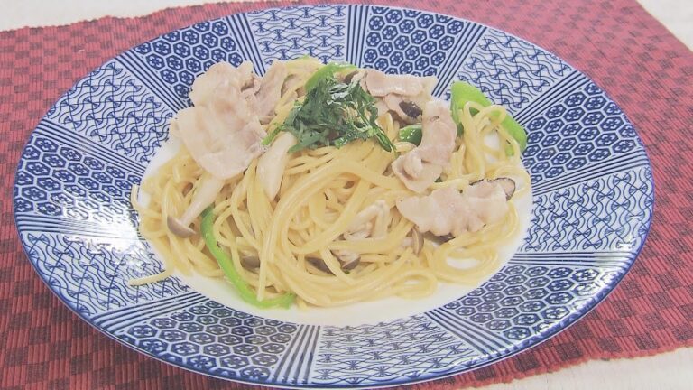 【イケめし】豚肉ときのこの和風パスタ（2021/10/27）