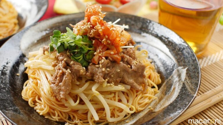 韓国風ピリ辛ダレがたまらない！つるっとやみつきビビンそうめん