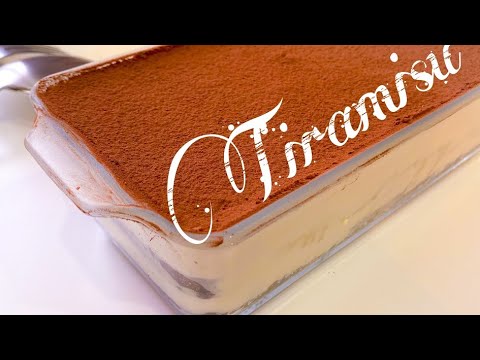 本格ティラミス！とろりと濃厚な味がたまらない！How to make tiramisu