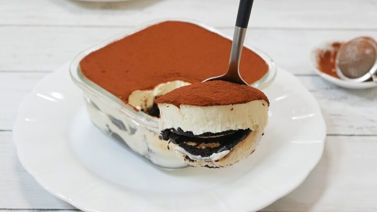 混ぜて冷やすだけのオレオのティラミス Oreo's tiramisu just to mix and cool down