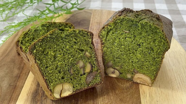 How to make Matcha Pound Cake with Sweet Chestnuts | ゴロゴロ栗の抹茶パウンドケーキの作り方