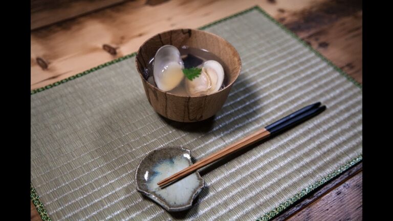 コクのある出汁を味わいましょう！蛤お吸い物 ｜和食のレシピ集