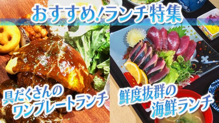 【静岡グルメ】具だくさんのワンプレートランチ＆鮮度抜群の海鮮ランチ【とびっきり食堂】