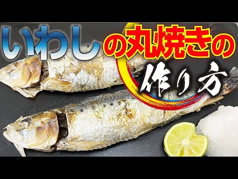 【 超簡単 】 内臓まで食べられる いわし の 丸焼き を 美味しく 食べる ポイント は ○○ 【 せり人ムタロー ・ 魚料理教室 】