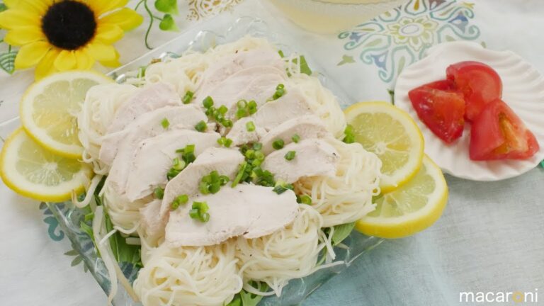 鶏肉しっとり♪ 冷やし そうめん フォー のレシピ 作り方