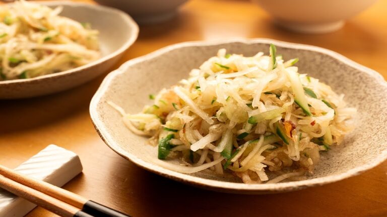 【夏の箸休め】シャキシャキ食感が魅力！簡単『大根のおかか和え』