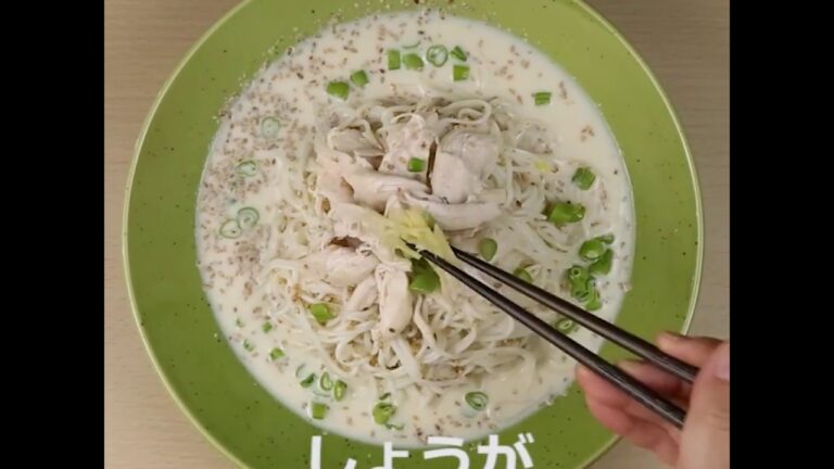 たまにはアレンジ♪ 簡単ピリ辛豆乳そうめん