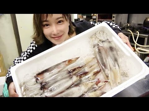 【魚屋】新鮮なイカで作る！失敗しないイカの塩辛の作り方♪締めはお茶漬け！