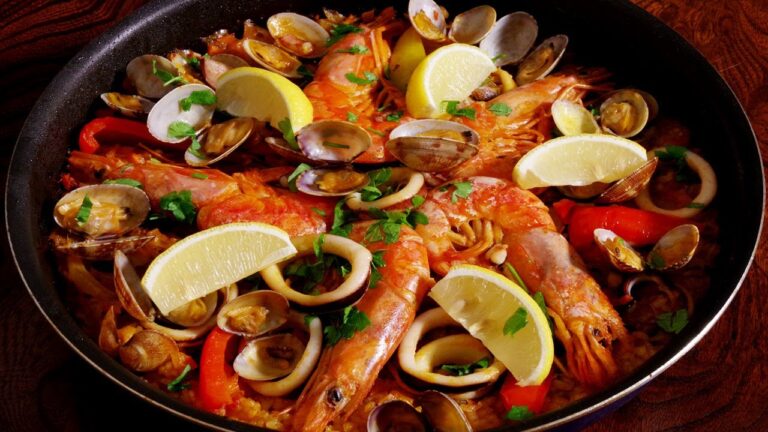 How to make Seafood Paella【パエリアレシピ】本格シーフードパエリアの作り方