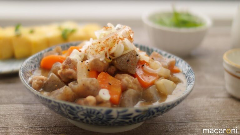 もつ煮そっくり！ 鶏肉と こんにゃくの こってり煮 のレシピ 作り方