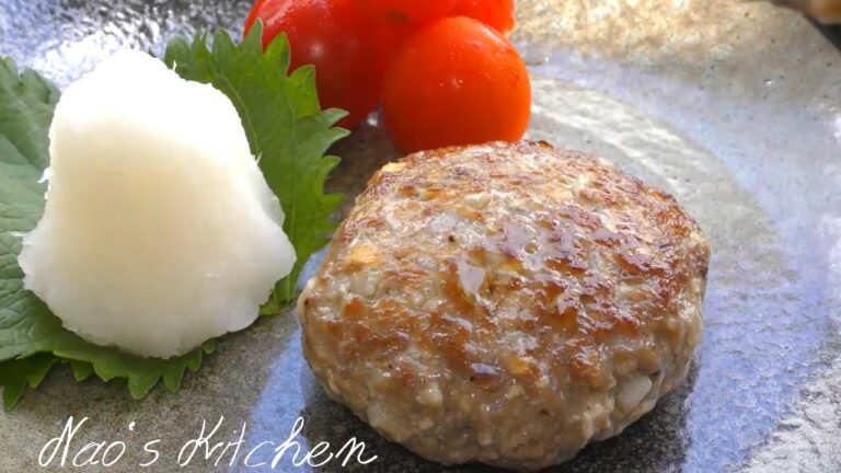 【豆腐と豚ひき肉】和風ハンバーグの作り方