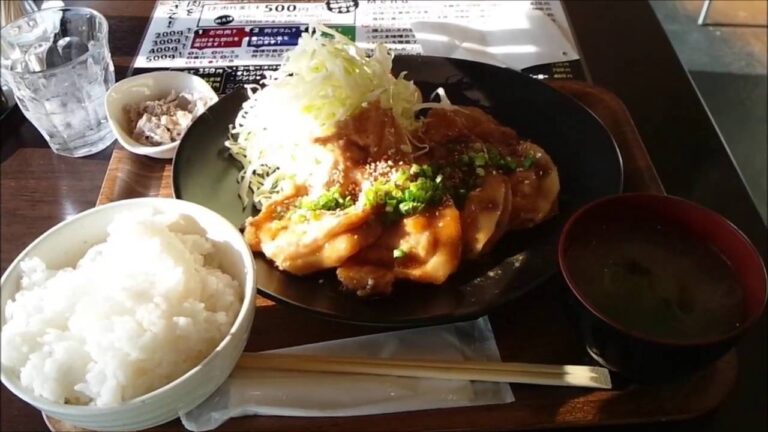 Hikoma pork shop 1080yen shogayaki 生姜焼き定食 ひこま豚食堂精肉店 農場直営