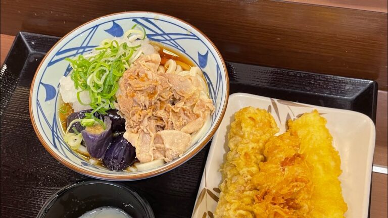 鬼おろし豚しゃぶぶっかけうどんと天ぷらを食べたけど足りないから・・・