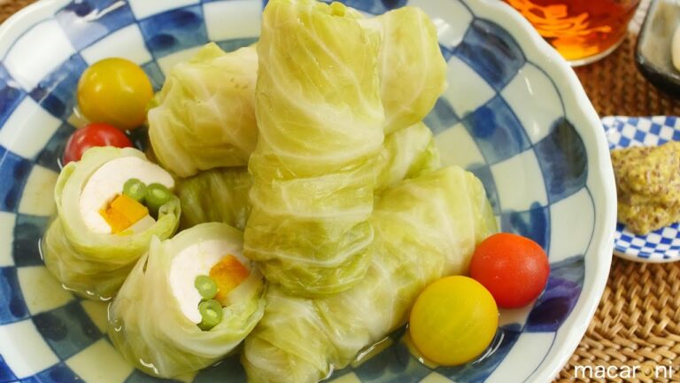 冷製アレンジ！ いんげんと 鶏ささみの ロール キャベツ のレシピ 作り方