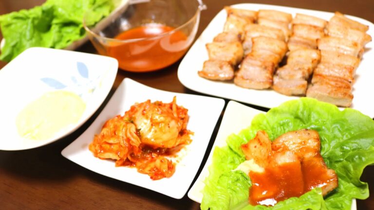 絶品韓国料理 サムギョプサル レシピ Samgyeopsal Recipe［ASMR有］【パンダワンタン】