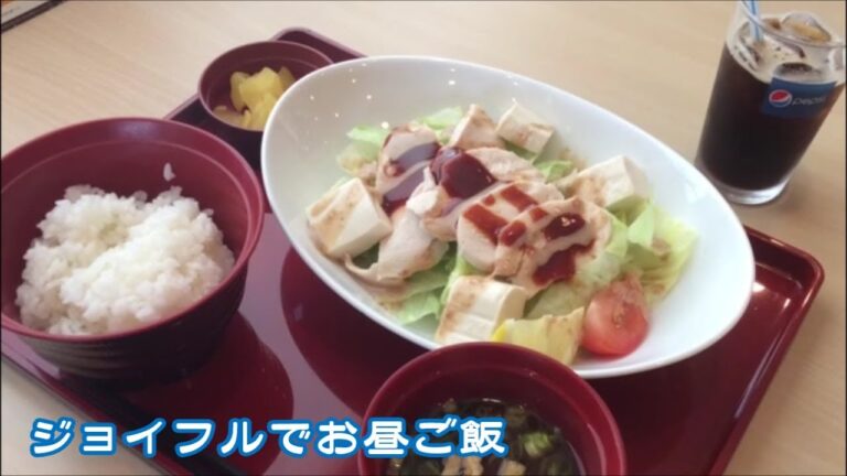 【安い！ジョイフル】和風オムライス・蒸し鶏と豆腐のサラダ定食☆外食・グルメ・ファミレス・たべあるき