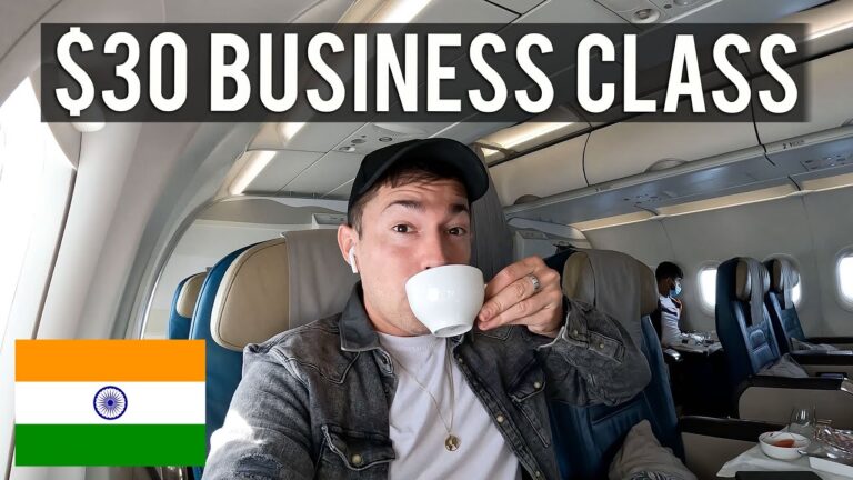 $30 BUSINESS CLASS flight upgrade to India 🇮🇳